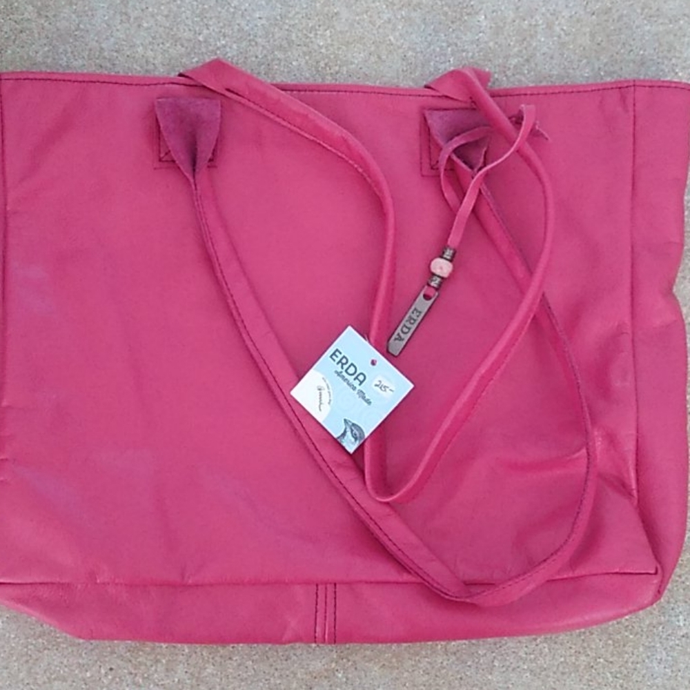 BNWT Erda leather tote bag